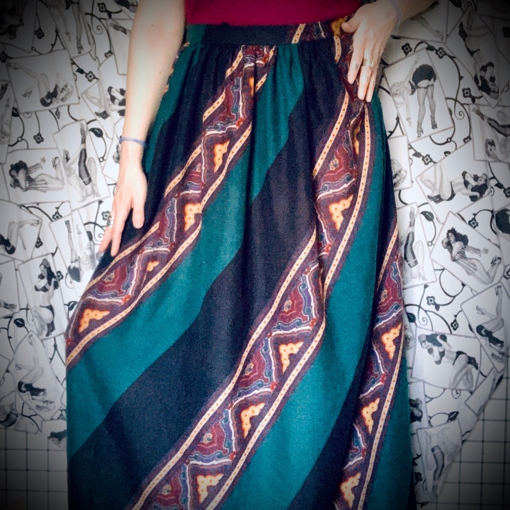 Vintage Maxi Skirt